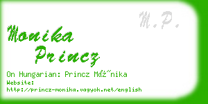 monika princz business card